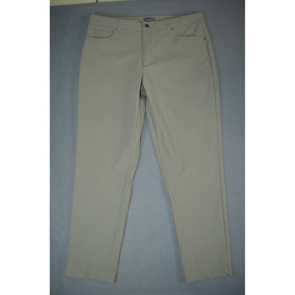 VRST Limitless 4-Way Stretch 5-Pocket Slim Fit Pants Beige MAX200402 Mens 38x30